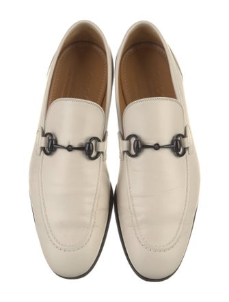 Gucci Horsebit Accent Leather Loafers
