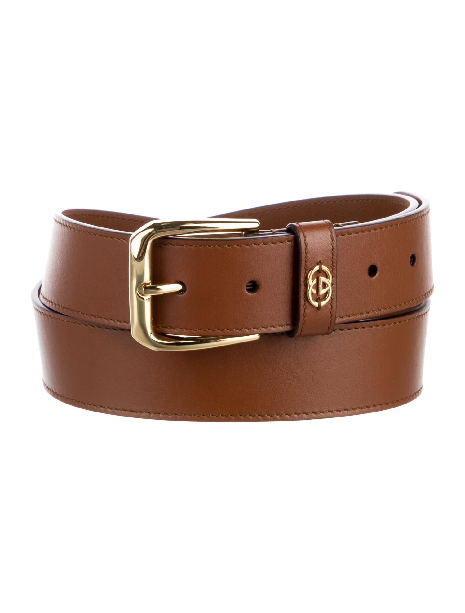 Gucci Interlocking G Logo Leather Belt