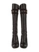 Gucci Hasler Horsebit Accent Leather Riding Boots