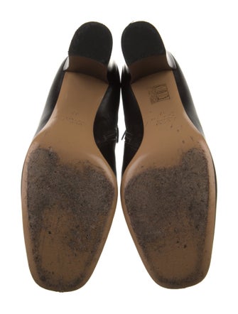 Gucci Hasler Horsebit Accent Leather Riding Boots