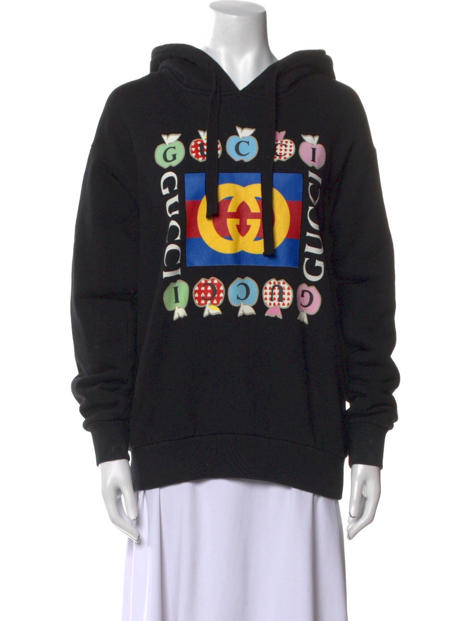 Gucci Graphic Print Crew Neck Sweater