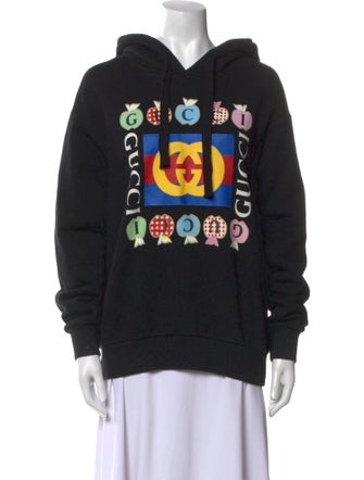 Gucci Graphic Print Crew Neck Sweater