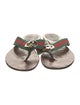 Gucci GG Logo Leather Slides
