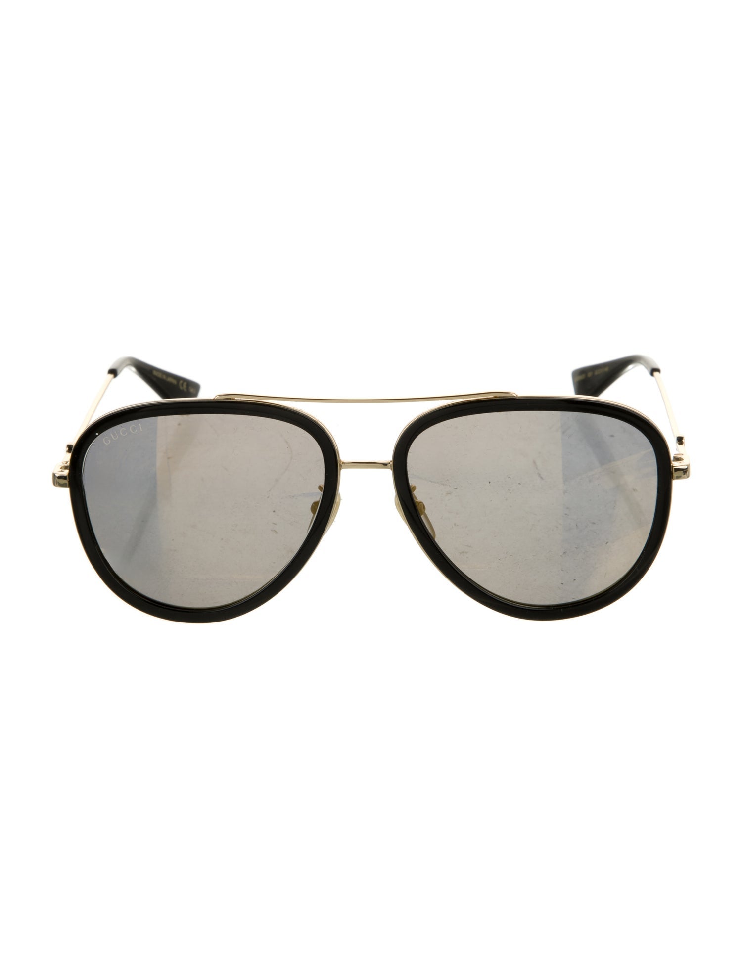 Gucci Interlocking G Logo Aviator Sunglasses
