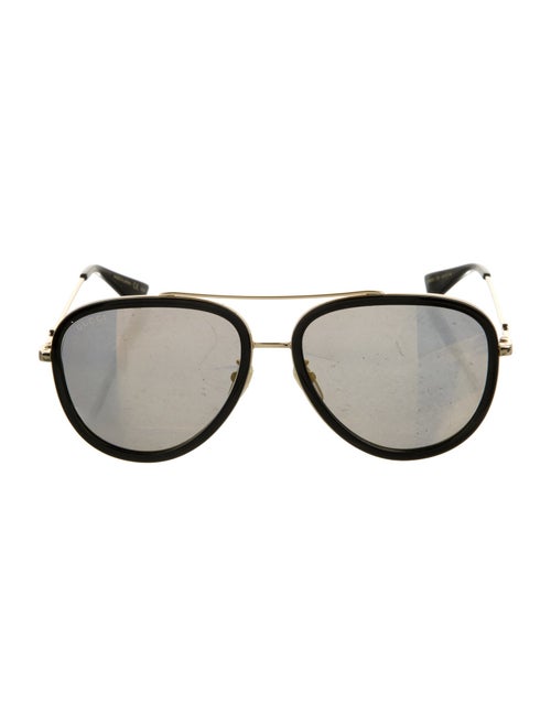 Gucci Interlocking G Logo Aviator Sunglasses