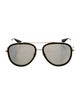 Gucci Interlocking G Logo Aviator Sunglasses