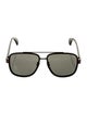 Gucci Web Accent Square Sunglasses