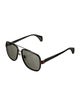 Gucci Web Accent Square Sunglasses