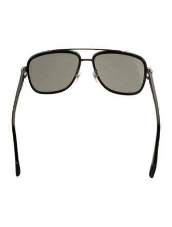 Gucci Web Accent Square Sunglasses