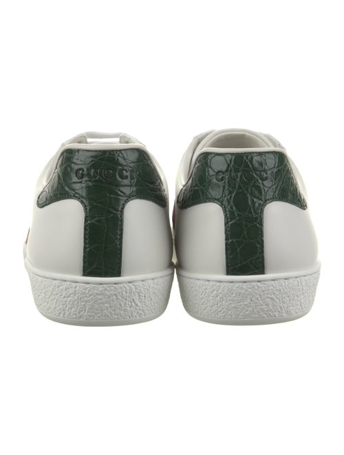 Gucci Leather Colorblock Pattern Sneakers
