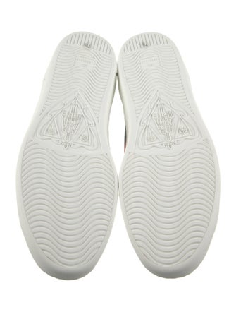 Gucci Leather Colorblock Pattern Sneakers