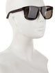 Gucci Web Accent Square Sunglasses