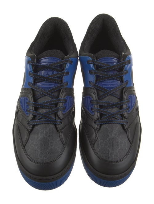 Gucci Leather Colorblock Pattern Sneakers