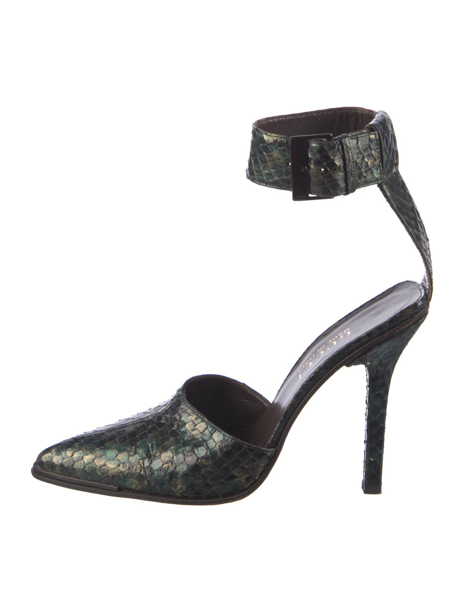 Gucci Snakeskin D'Orsay Pumps