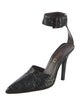 Gucci Snakeskin D'Orsay Pumps