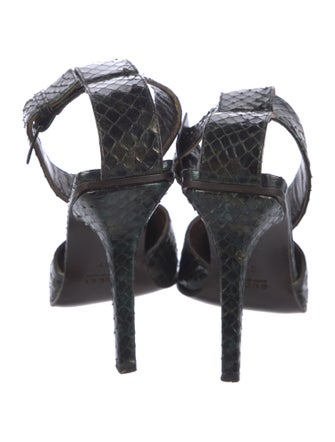 Gucci Snakeskin D'Orsay Pumps