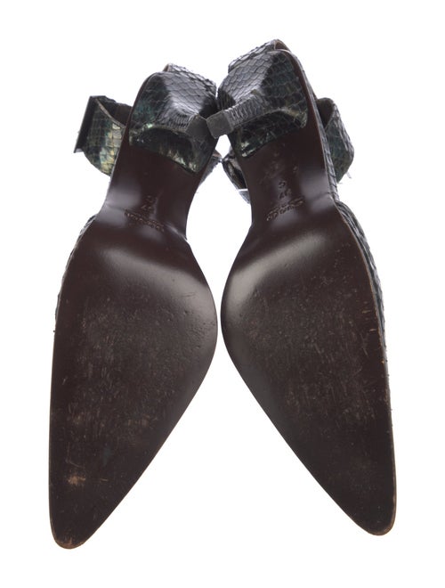 Gucci Snakeskin D'Orsay Pumps