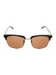 Gucci Web Accent Wayfarer Sunglasses