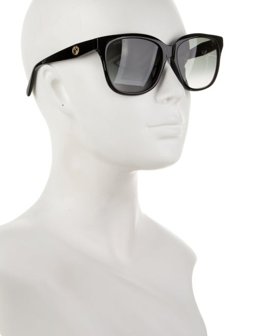 Gucci Interlocking G Logo Square Sunglasses