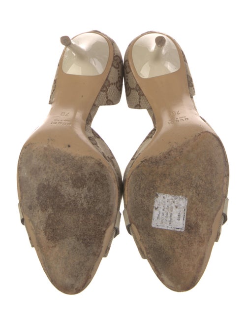 Gucci GG Canvas Canvas Sandals