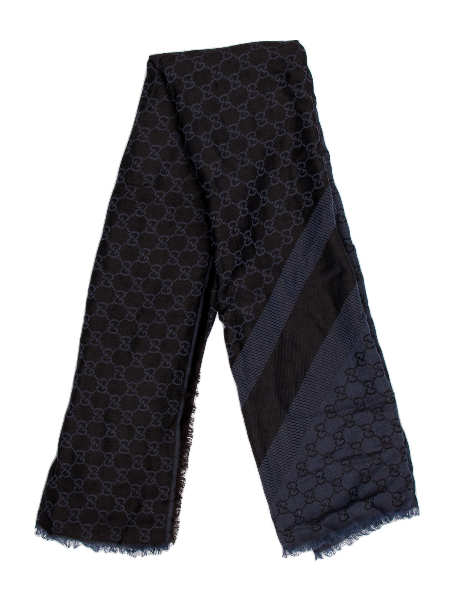Gucci Wool GG Logo Scarf