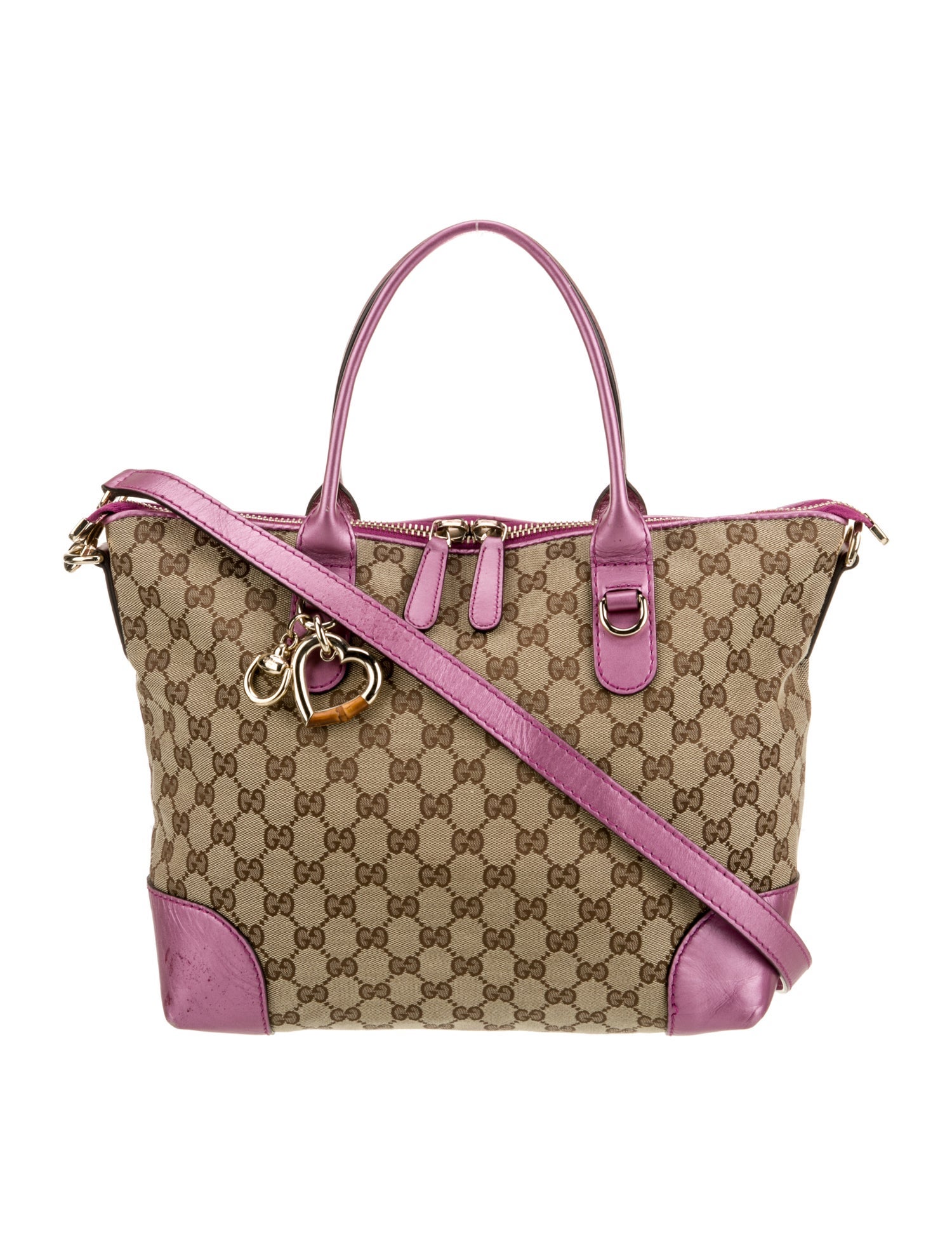 Gucci GG Canvas Lovely Heart Small