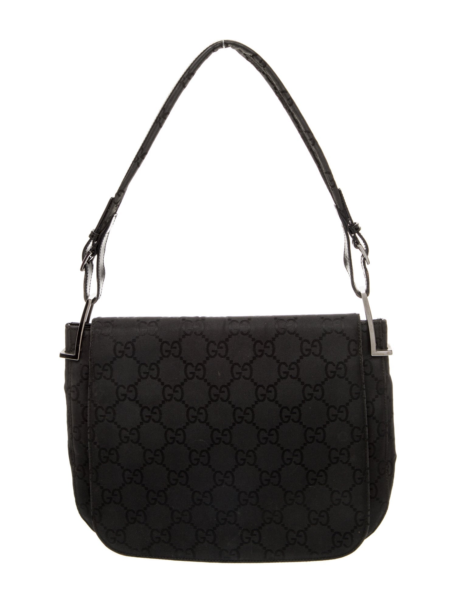 Gucci GG Nylon Shoulder Bag Vintage