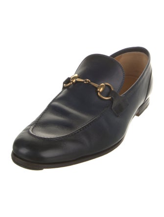 Gucci Horsebit Accent Leather Dress Loafers