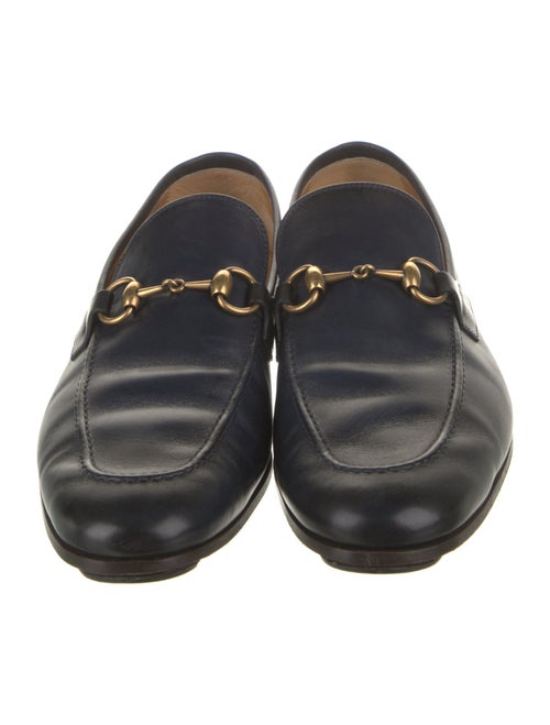 Gucci Horsebit Accent Leather Dress Loafers
