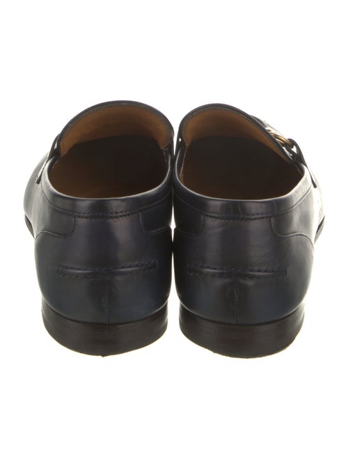 Gucci Horsebit Accent Leather Dress Loafers