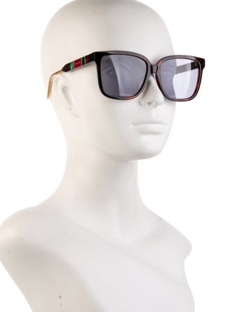Gucci Interlocking G Logo Oversize Sunglasses