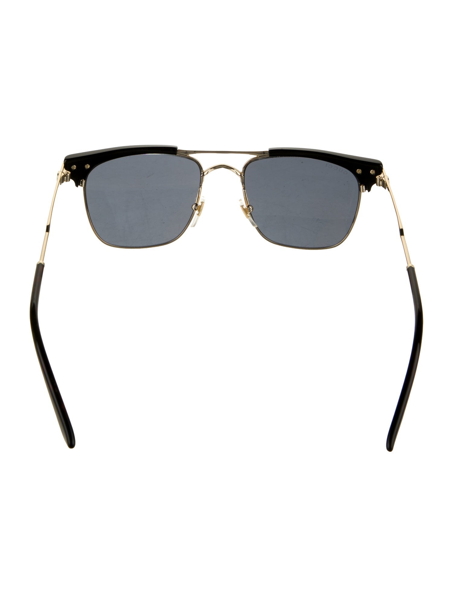 Gucci Web Accent Aviator Sunglasses