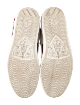 Gucci Leather Printed Sneakers