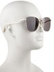 Gucci Oversize Mirrored Sunglasses