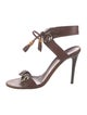 Gucci Horsebit Accent Leather Sandals