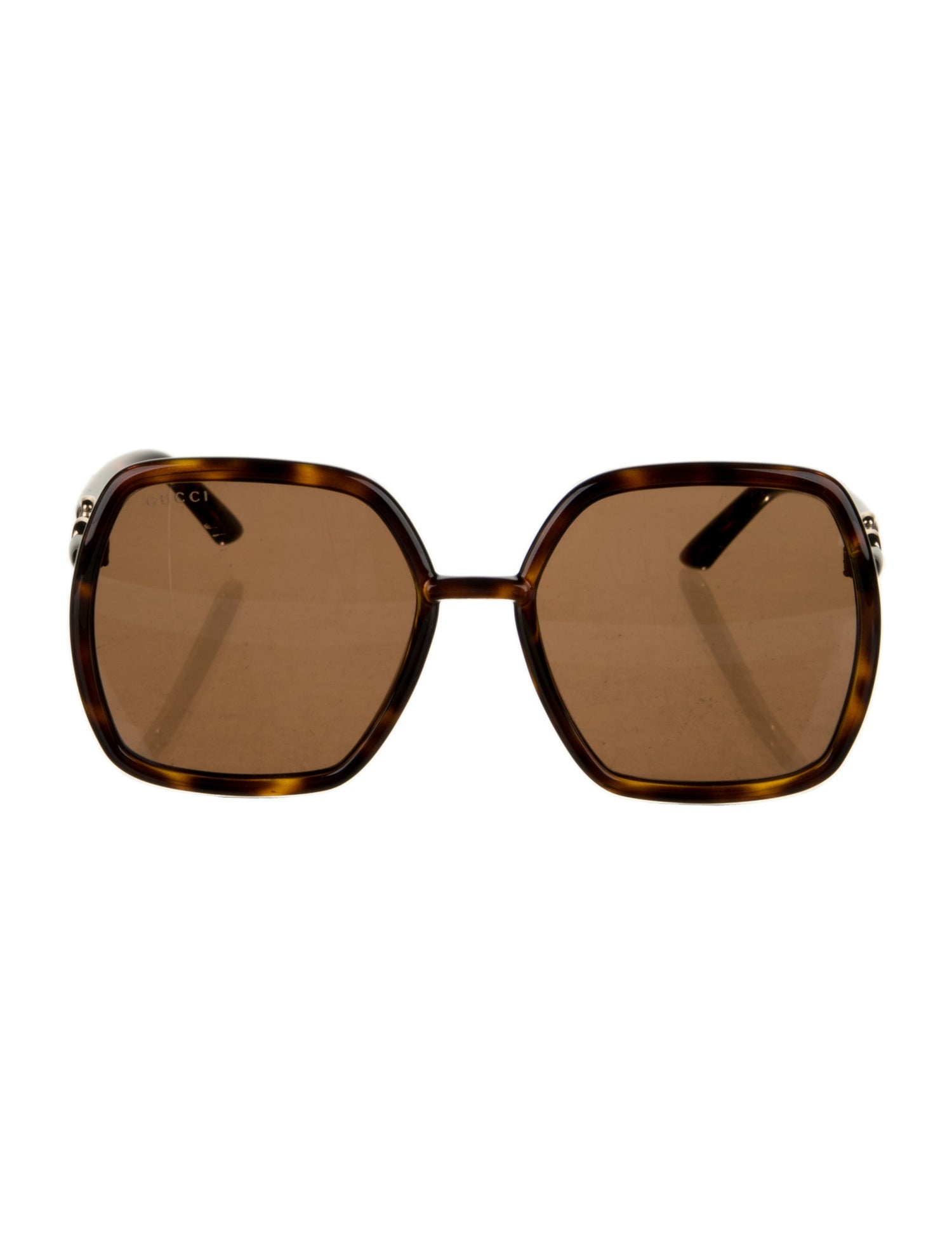 Gucci Horsebit Accent Oversize Sunglasses