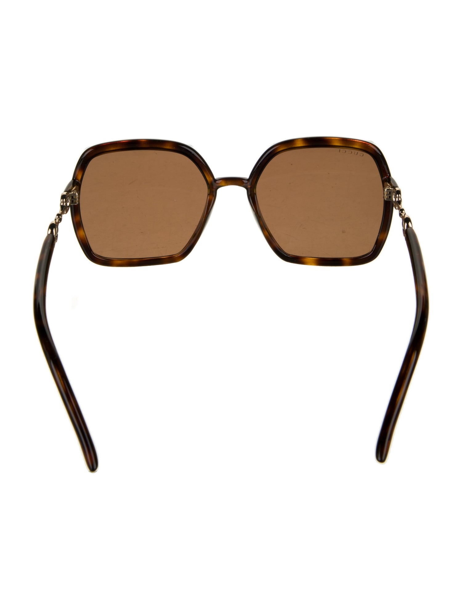 Gucci Horsebit Accent Oversize Sunglasses