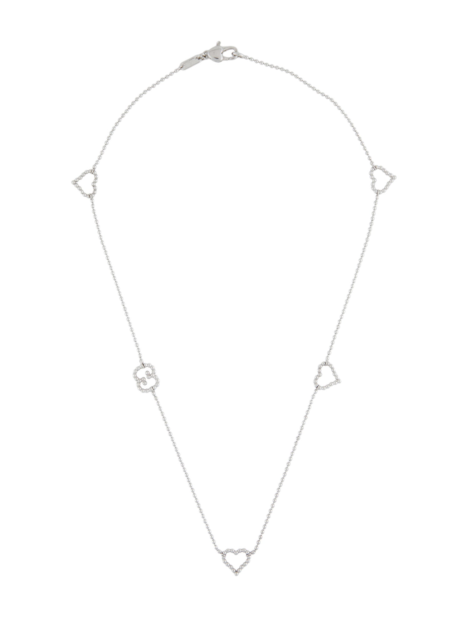 Gucci Boule Heart Choker Necklace