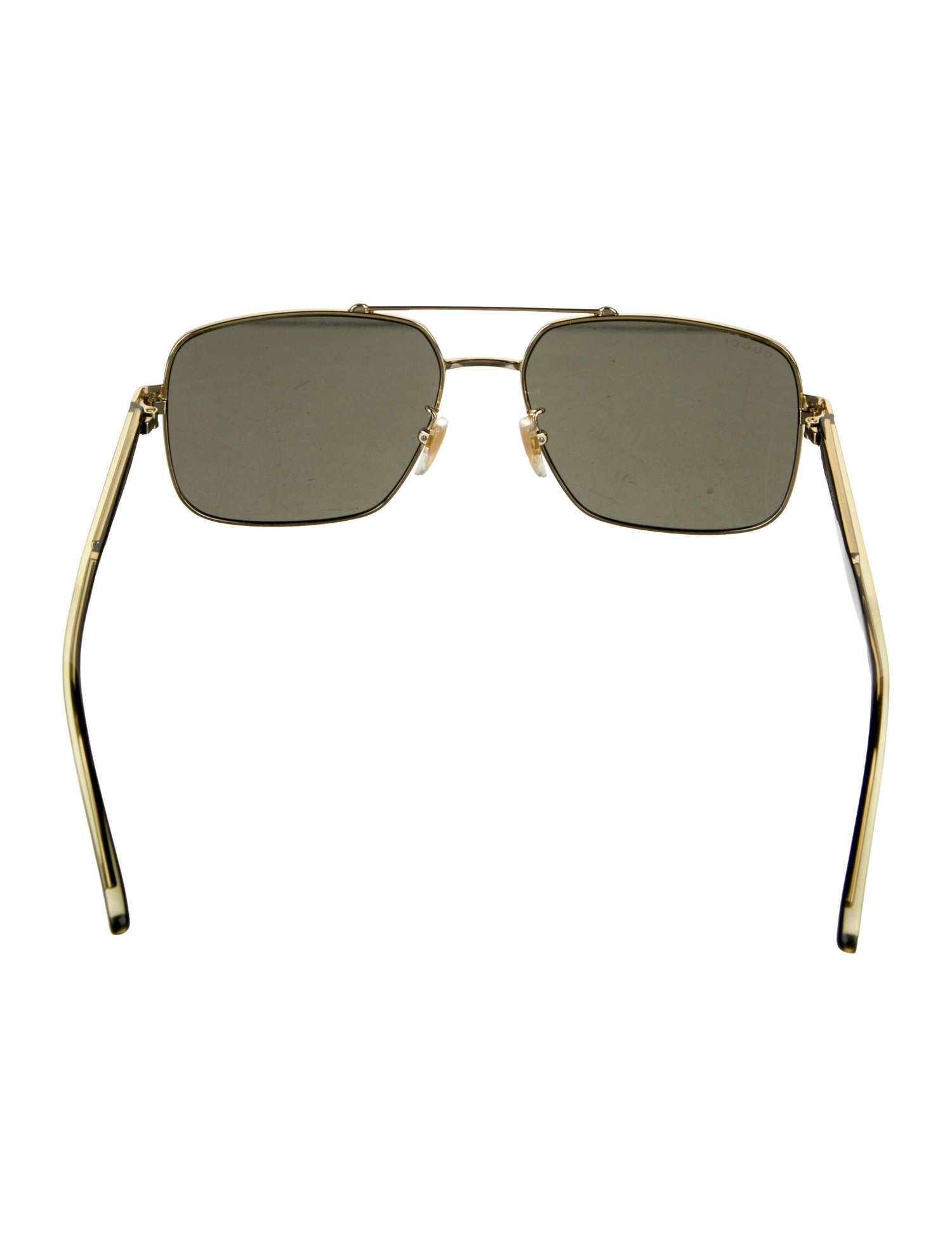 Gucci Web Accent Aviator Sunglasses