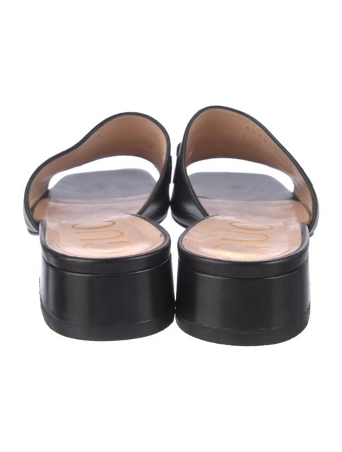 Gucci Interlocking G Horsebit Leather Slides