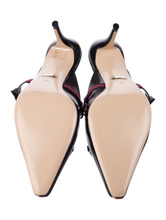 Gucci Horsebit Accent Leather Mules