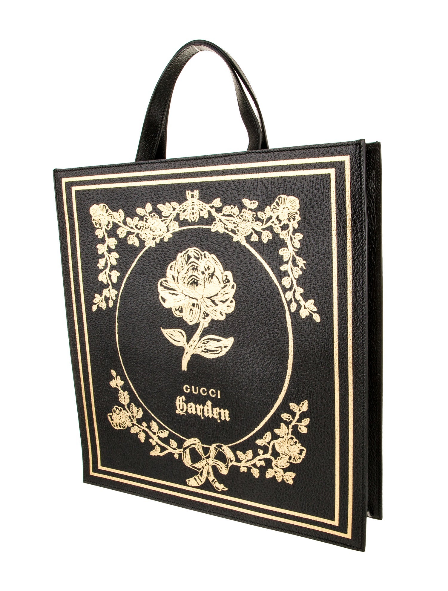 Gucci Leather Garden Shoulder Bag w/ Tags