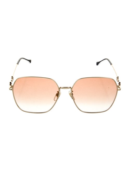 Gucci Horsebit Accent Square Sunglasses