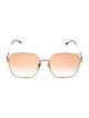 Gucci Horsebit Accent Square Sunglasses