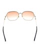 Gucci Horsebit Accent Square Sunglasses
