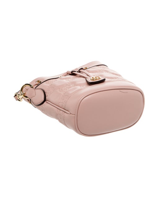 Gucci GG Embossed Matelasse Bucket Mini