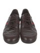 Gucci Web Accent Leather Sneakers