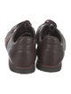 Gucci Web Accent Leather Sneakers