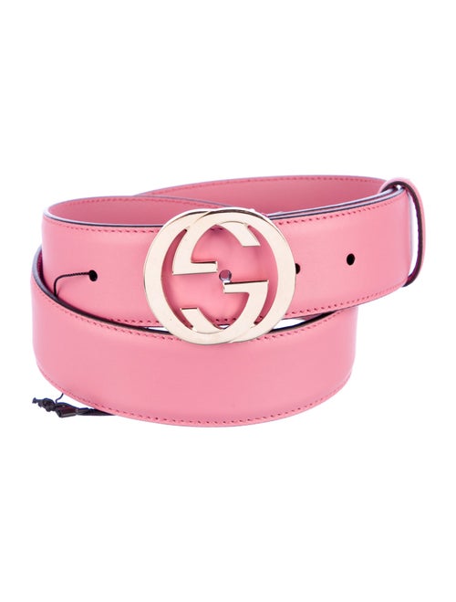 Gucci Interlocking G Logo Leather Belt