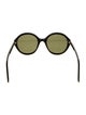 Gucci Interlocking G Logo Round Sunglasses